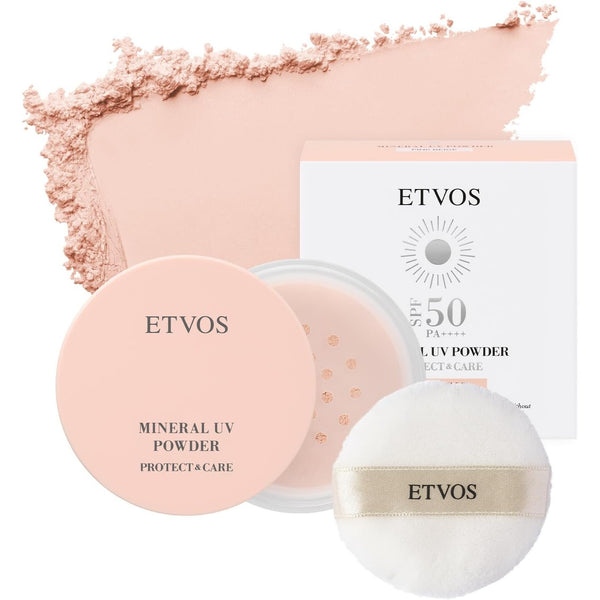 [2026限量] ETVOS 礦物UV碎粉 Mineral UV Powder AZ 有補充裝 SPF50・PA++++ 5g