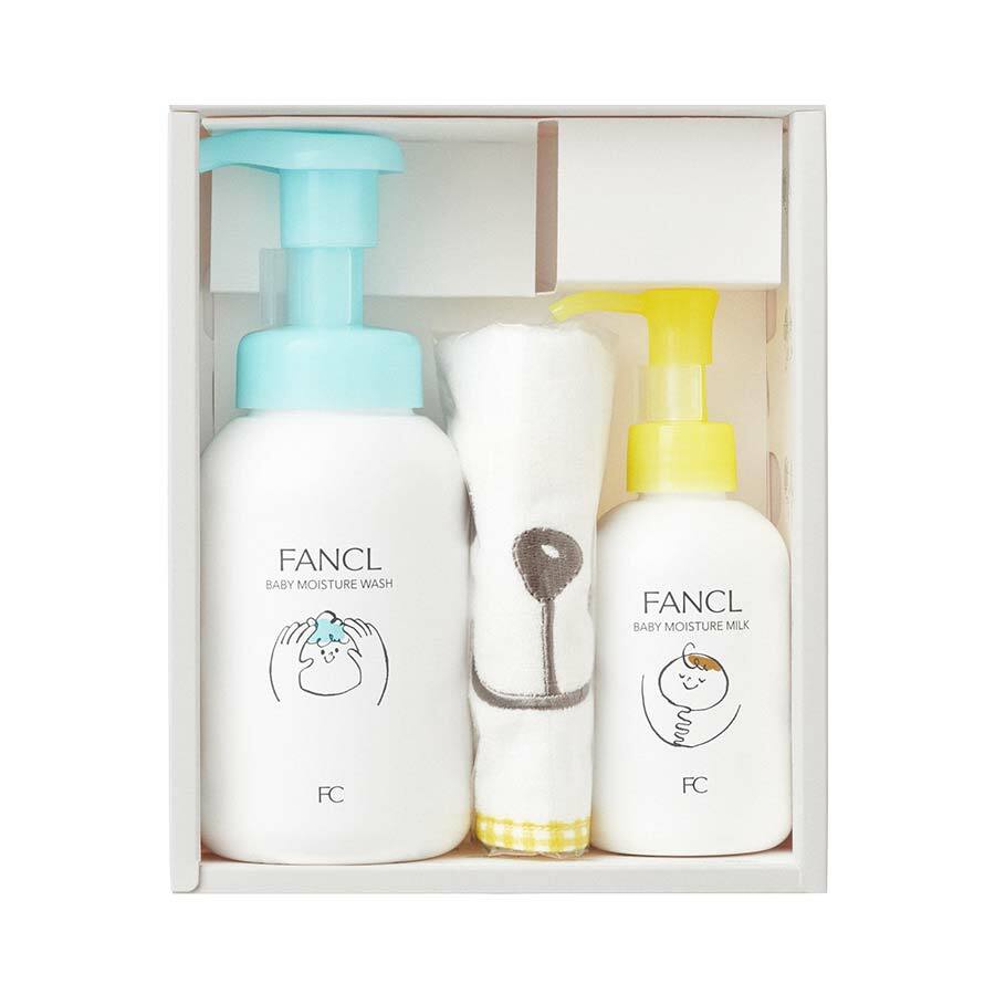 FANCL 嬰兒沐浴泡&嬰兒滋潤乳液禮盒裝