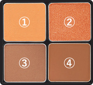 [新色] &be 四色眼影盤 Palette Eyeshadow