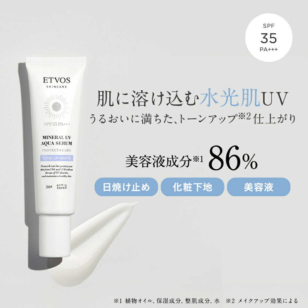 [三款可選] ETVOS 礦物UV水感精華 Mineral UV Aqua Serum 30g