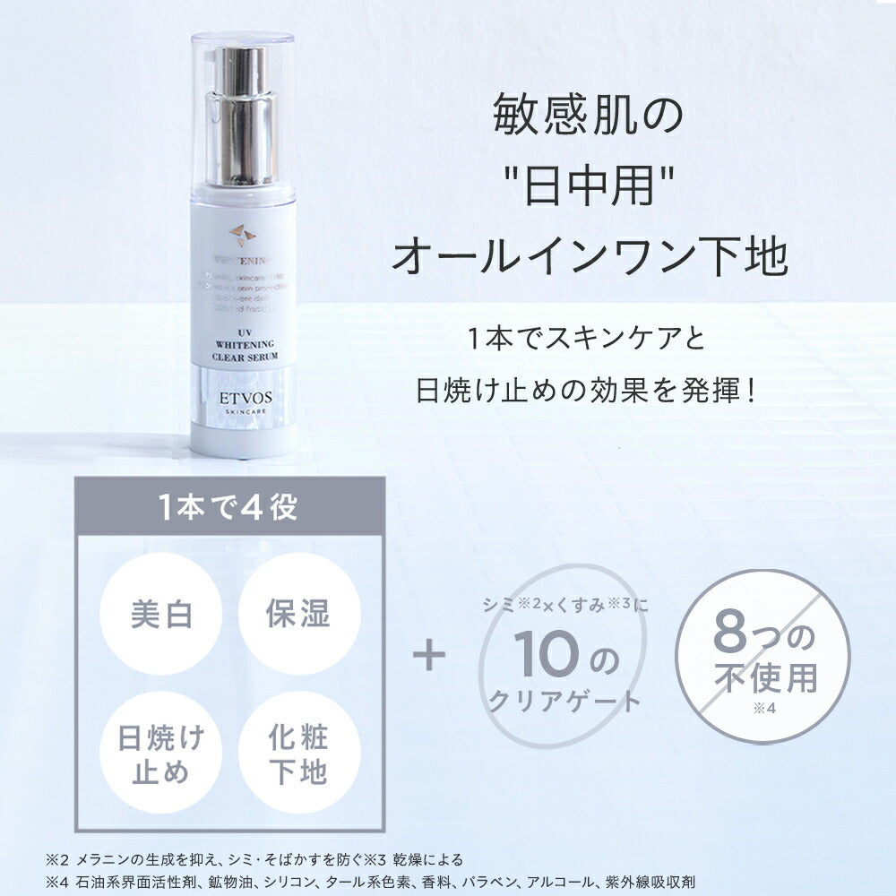 ETVOS 藥用UV 美白防曬液 SPF35 PA+++ Medicated UV Whitening Clear Serum 30ｍL