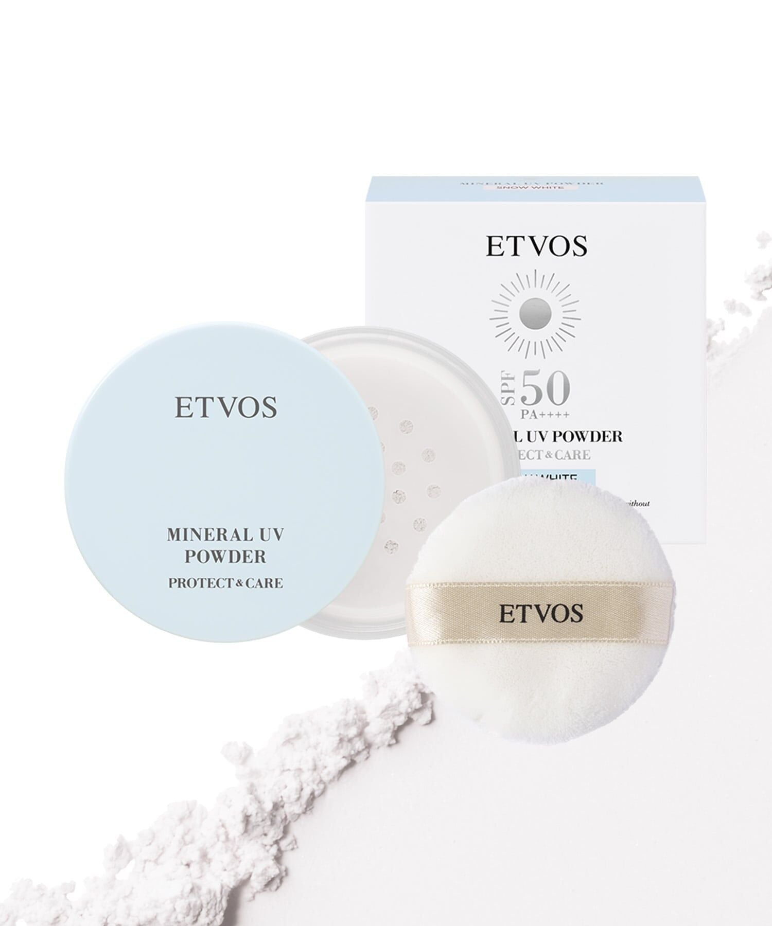 [2026限量] ETVOS 礦物UV碎粉 Mineral UV Powder AZ 有補充裝 SPF50・PA++++ 5g