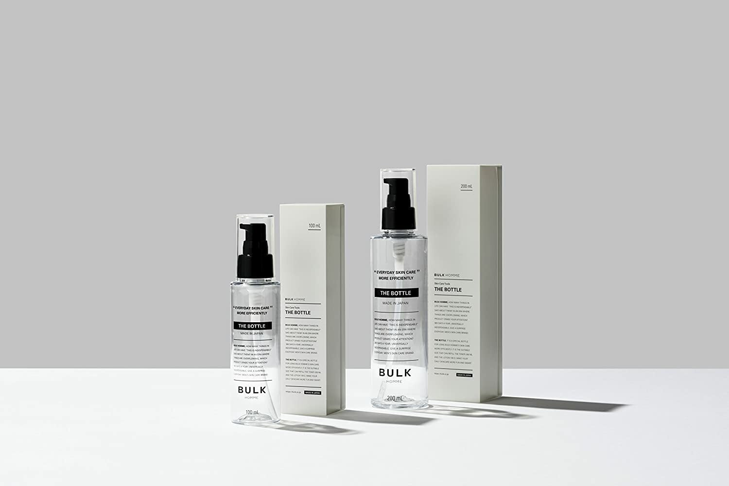 BULK HOMME Refill Bottle 專用分裝瓶 200mL/100mL