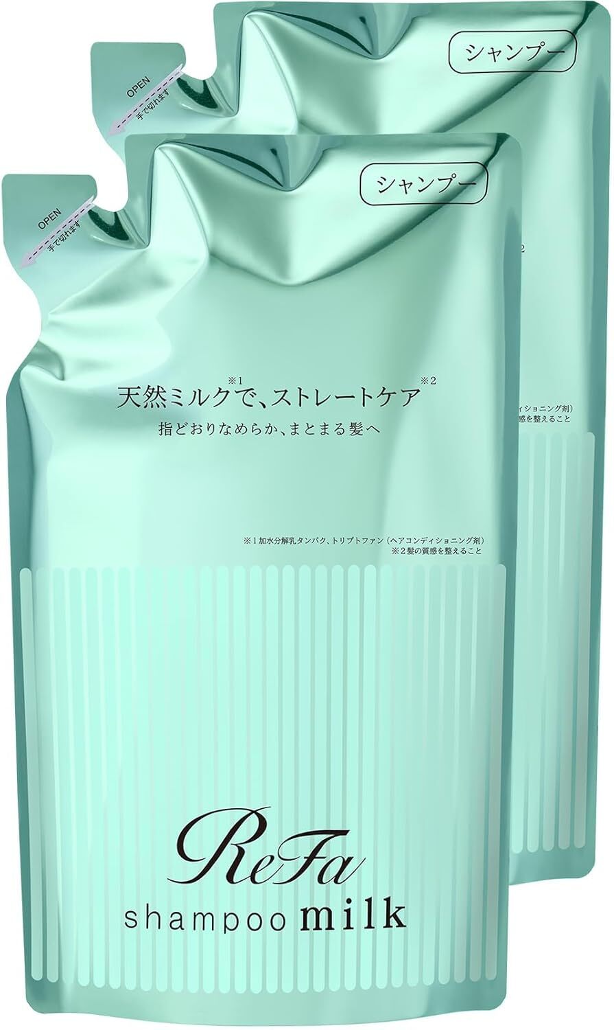 ReFa 牛奶蛋白直順系列 洗頭水／護髮素 Milk Protein STRAIGHT LINE Shampoo/Treatment 500g/500mL