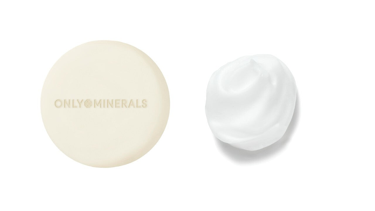 ONLY MINERALS 敏感修護奶霜洗顏皂 附起泡網 Nude Sensitive Cream Soap 60g