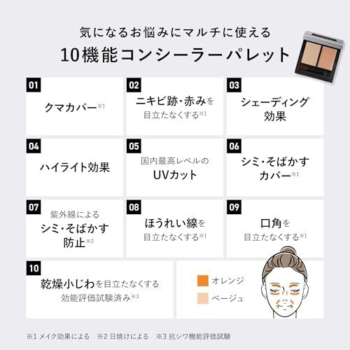 ＆be 十效遮暇調色盤UV升級版 Ten cealer UV Plus SPF50+ PA++++