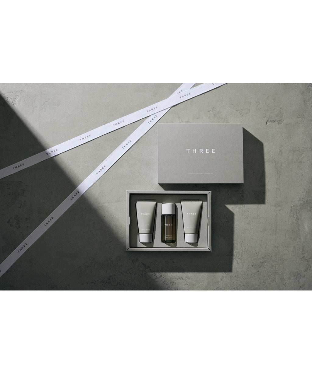 THREE 平衡保養入門組 混合肌油性肌 Balancing System Skincare First Kit