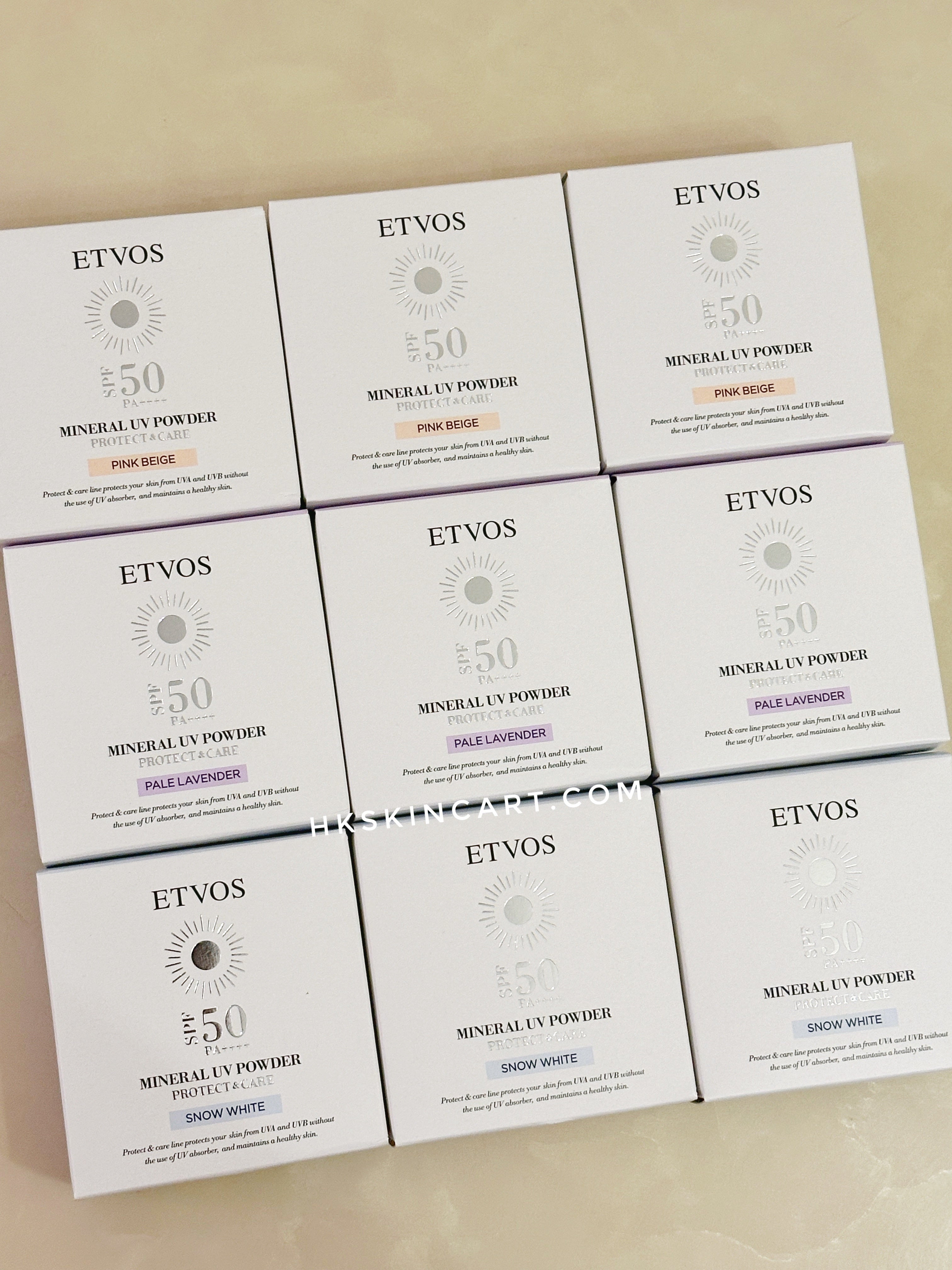 [2026限量] ETVOS 礦物UV碎粉 Mineral UV Powder AZ 有補充裝 SPF50・PA++++ 5g