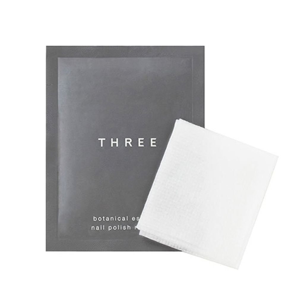 THREE 植萃精華指甲卸除液 10包 Botanical Essence Nail Polish Remover