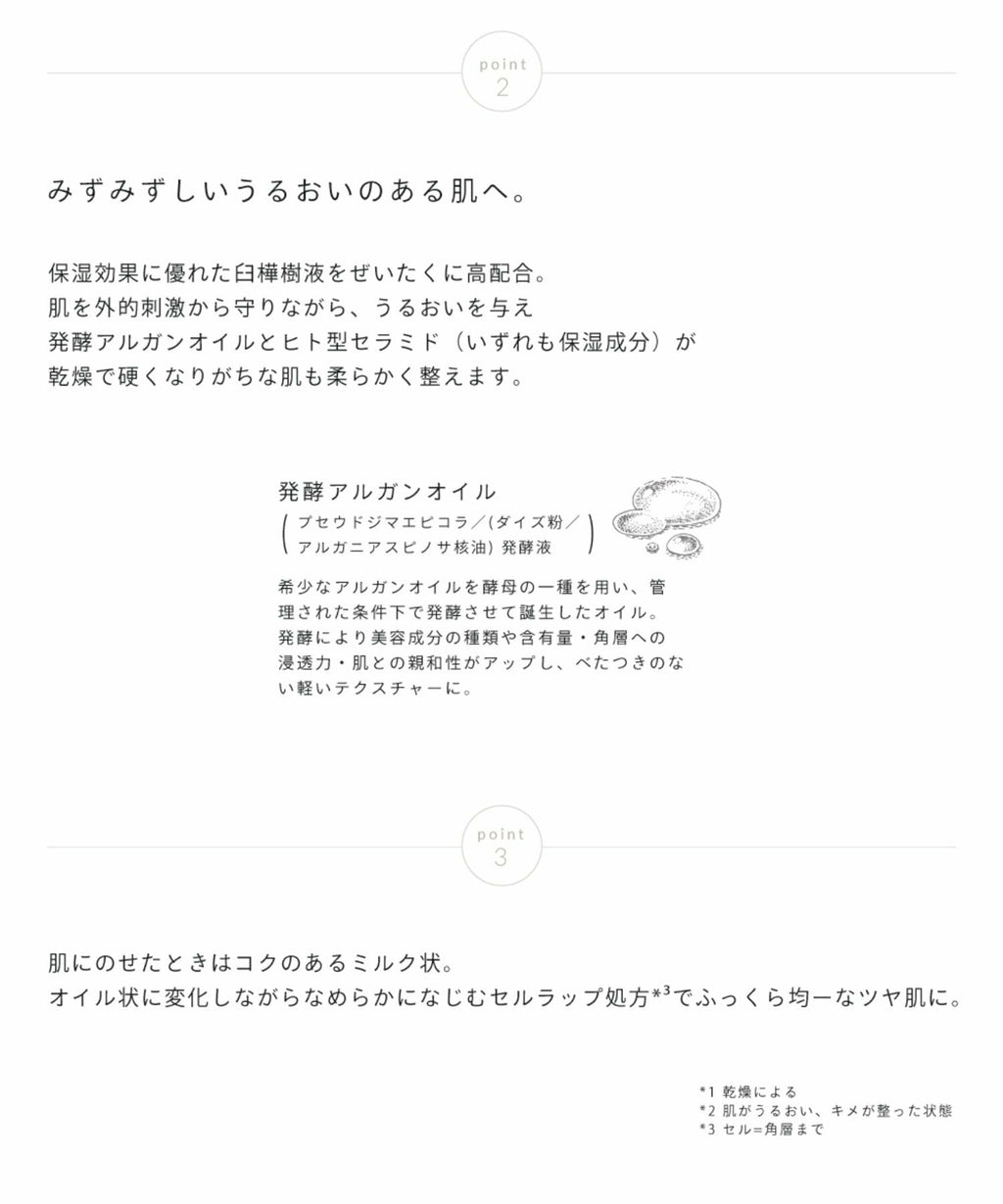 Snidel Beauty 光滑精華液 30mL Milk Oil Serum