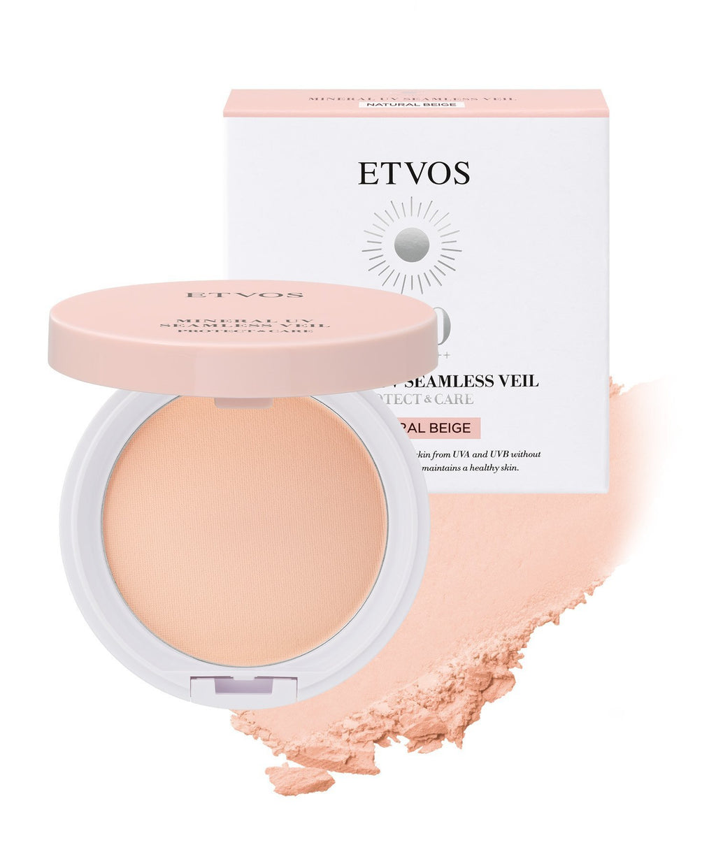 [2026限量] ETVOS 礦物UV無瑕防護蜜粉餅 Mineral UV Seamless Veil AZ SPF50・PA++++ 9g