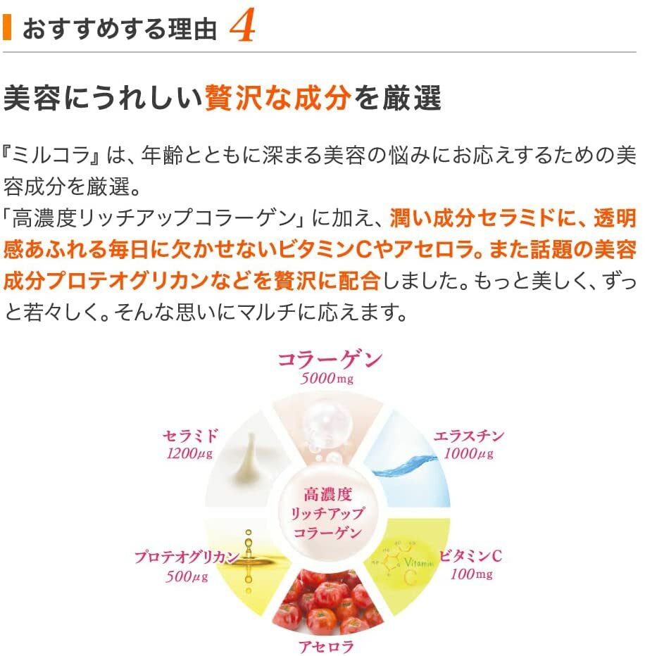 日本三德利 Milcolla 速效激增膠原蛋白粉 一盒30包