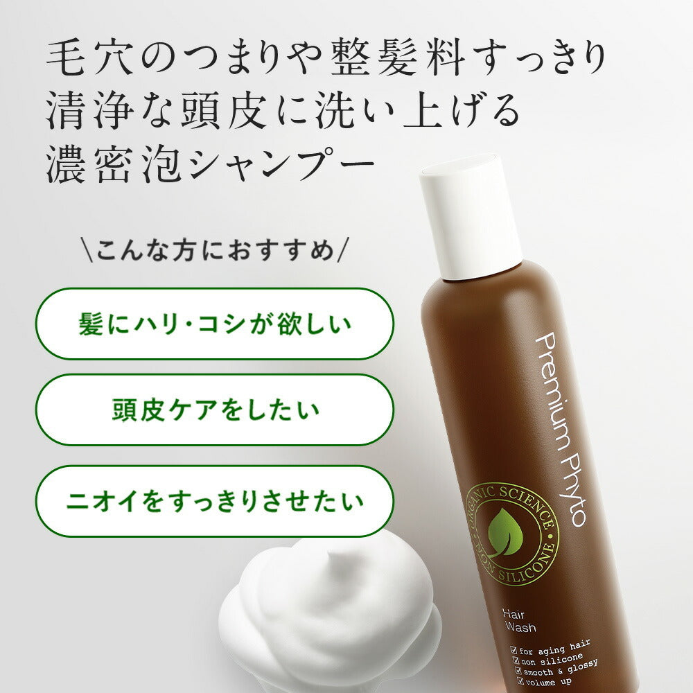 AMPLEUR 濃密泡沫洗髮精 Premium Phyto Hair Wash N 260mL