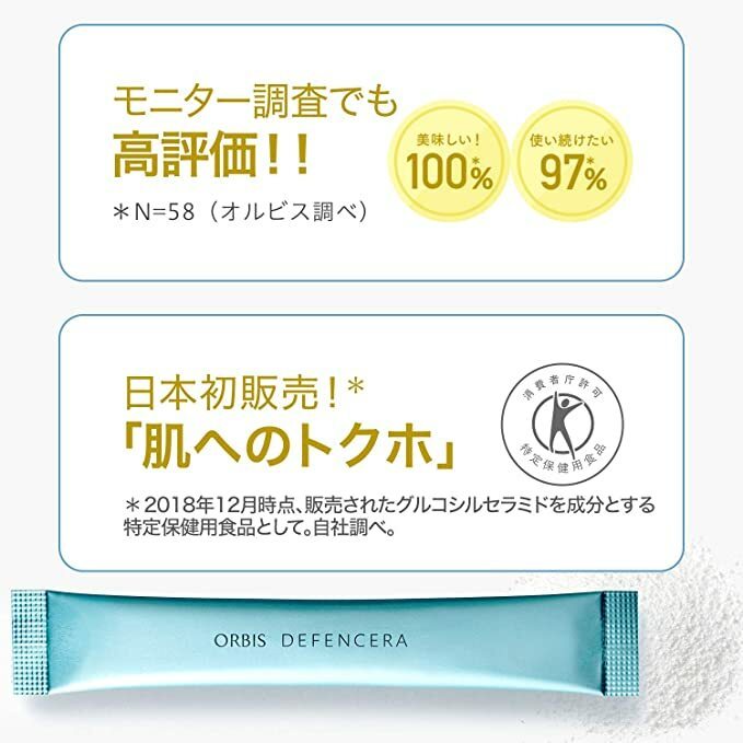 ORBIS Defencera 神經酰胺保濕口服劑 米潤美源素 1.5g x 30包