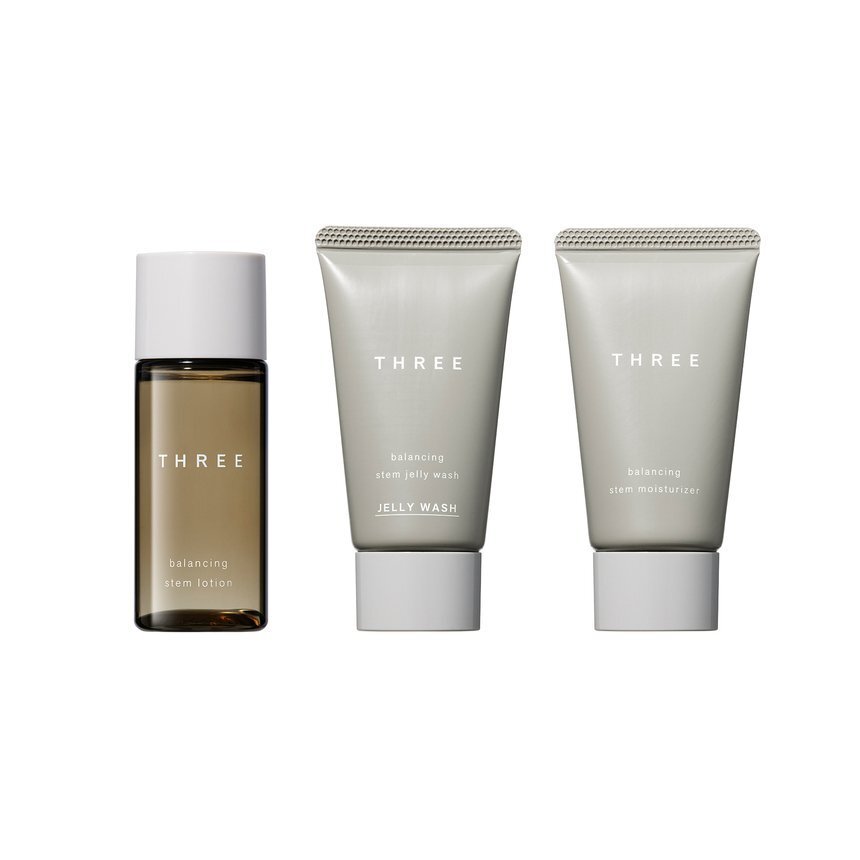 THREE 平衡保養入門組 混合肌油性肌 Balancing System Skincare First Kit