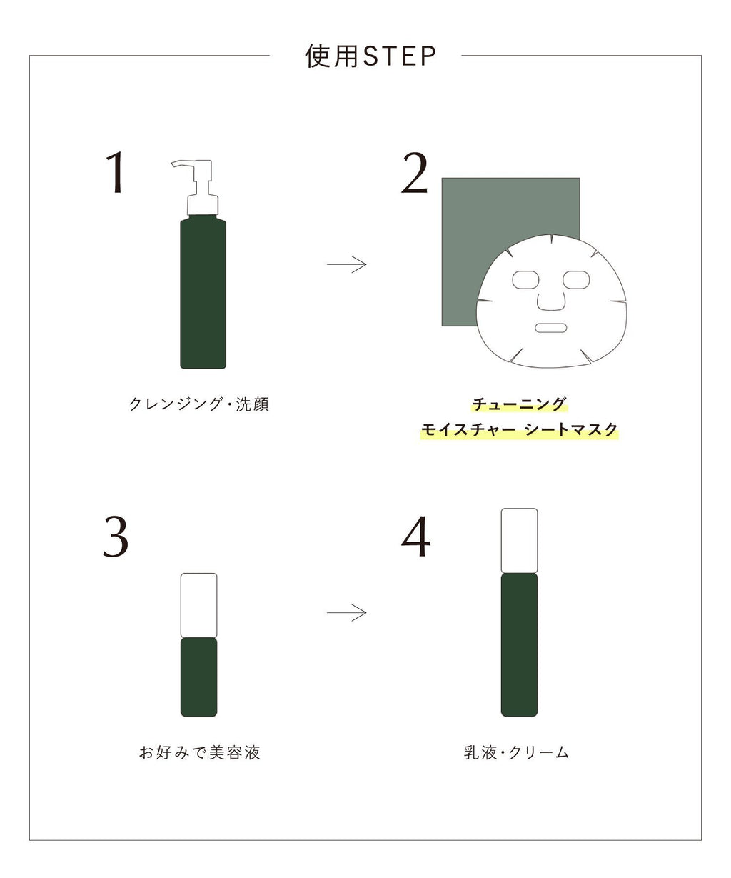 OSAJI 調理保濕面膜 Tuning Moisture Sheet Mask 一盒五片